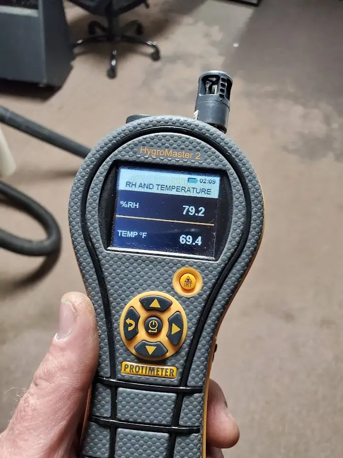 Moisture meter humidity assessment for Mold Remediation & Removal in Tigard